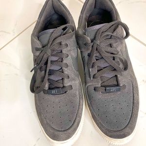 Nike Grey Suede Air Force 1